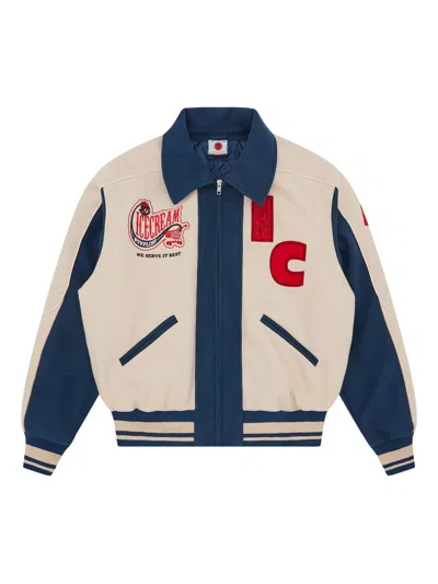 ICECREAM ICECREAM CHCECKOUT VARSITY JACKET