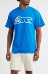 Icecream Checker Graphic T-shirt In Blue