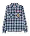 Icecream Check-pattern Logo-embroidered Shirt In Multi
