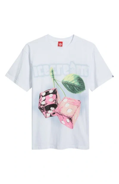 Icecream Cherries Cotton Graphic T-shirt In Multi