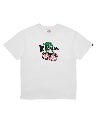Icecream Kids' Cherry Icon Ss Tee In White