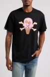 Icecream Graphic-print Cotton T-shirt In Black