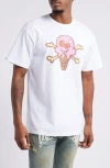 Icecream Classic Graphic T-shirt In White