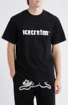 Icecream Classico Graphic T-shirt In Black