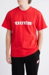 Icecream Classico Graphic T-shirt In Red
