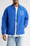 Icecream Coach's Nylon Jacket In Blue