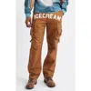 Icecream Coco Cargo Pants In Brown