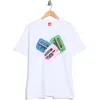 Icecream Collection Graphic T-shirt In White