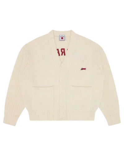 Icecream Kids' College Knitted Cardigan In Neutral