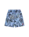 Icecream Cone Stamp Swim Shorts In Blue