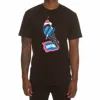 Icecream Coneman Short Sleeve Tee In Black In Black