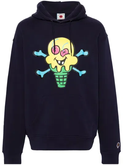 ICECREAM CONES AND BONES COTTON HOODIE