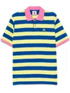 Icecream Cones And Bones Striped Polo Shirt In Green