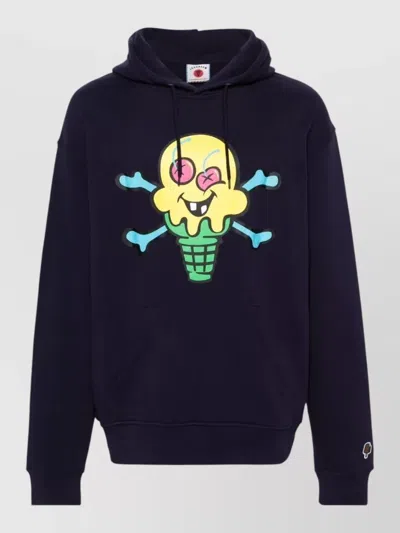 Icecream Cones Bones Logo Hooded Sweatshirt In Black