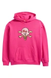 Icecream Cones Hoodie In Beetroot Purple