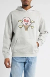 Icecream Cones Hoodie In Gray