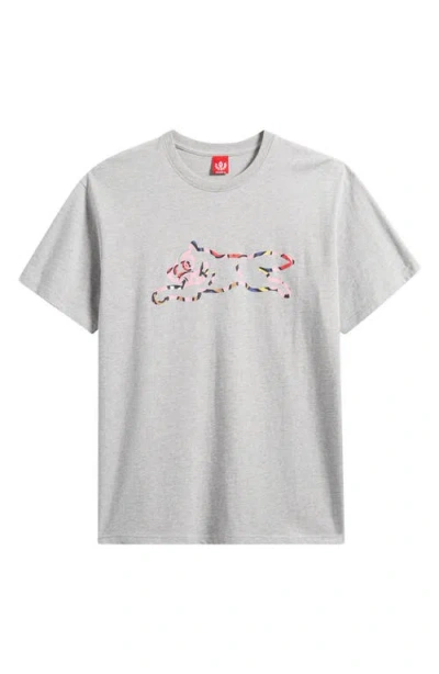 Icecream Cones N Running Bones Graphic T-shirt In Heather Gray