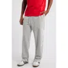 Icecream Contender Cotton French Terry Sweatpants In Heather Grey