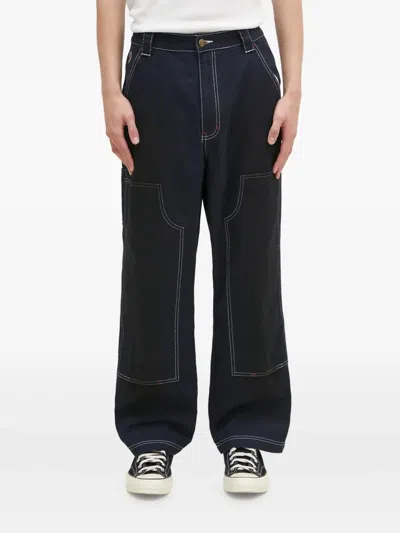 Icecream Contrast-stitch Jeans In Blue