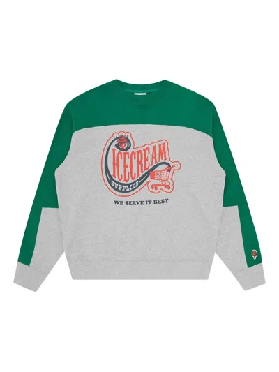 Icecream Convenience Store Sweatshirt In Gray