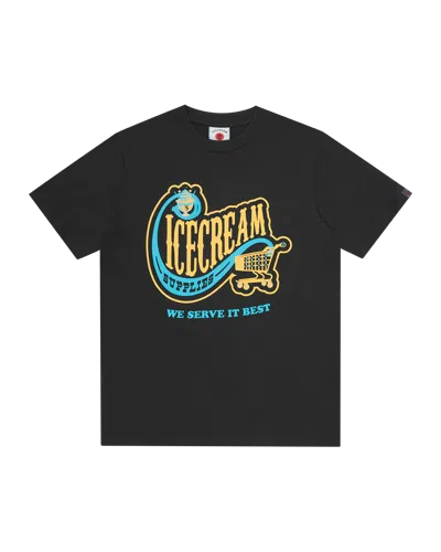 Icecream Kids' Convenience Store T-shirt In Black