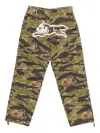 Icecream Cotton Cargo Trousers In Multi