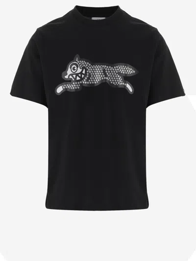 Icecream Cotton T Shirt With Logo In Black