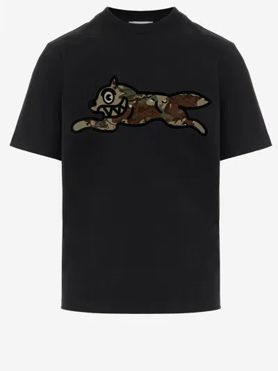 Icecream Cotton T Shirt With Logo In Black