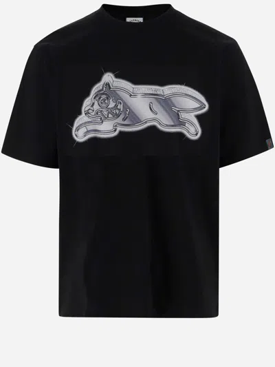 Icecream Cotton T Shirt With Logo In Black
