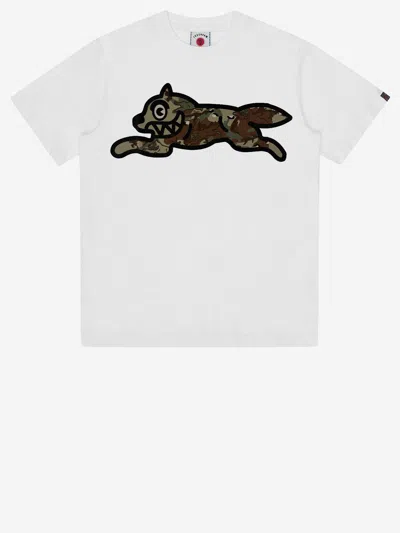 Icecream Cotton T Shirt With Logo In White