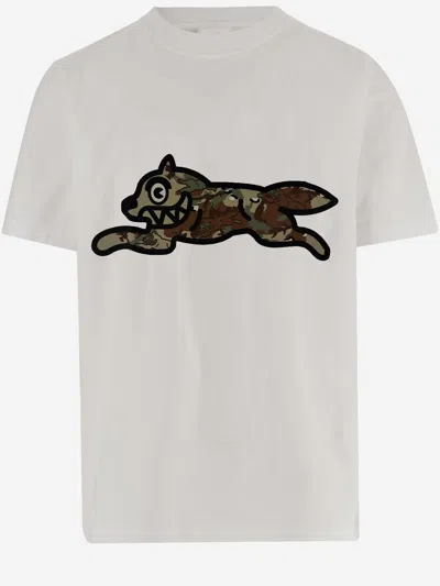 Icecream Cotton T Shirt With Logo In White