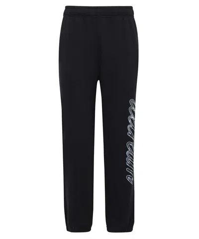 Icecream Cotton Track-pants In Black