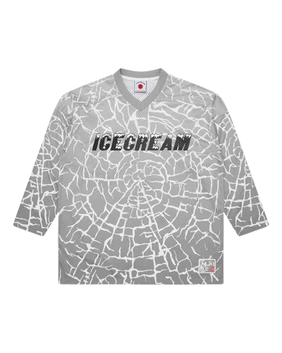 Icecream Kids' Cracked Ice Hockey Shirt In White