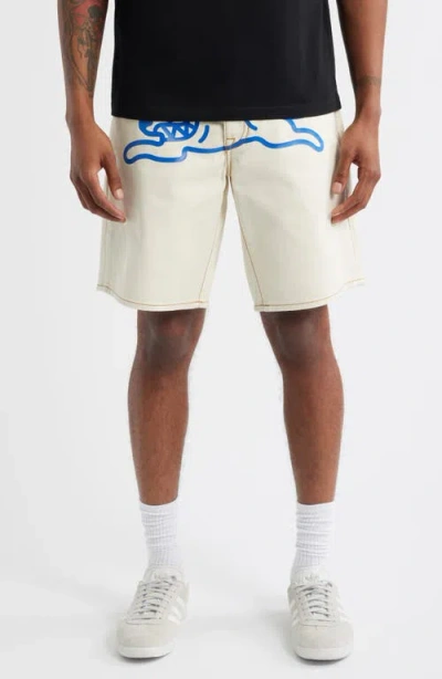 Icecream Cream Jean Strawberry Fit Denim Shorts