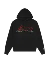 Icecream Crystal Running Dog Popover Hood In Black