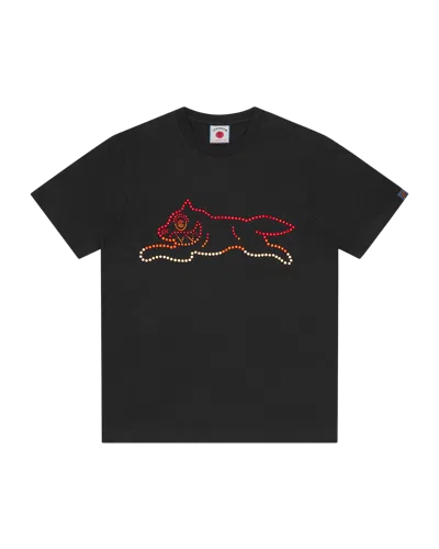 Icecream Kids' Crystal Running Dog T-shirt In Black