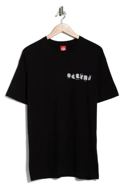 Icecream Currency Icon Graphic T-shirt In Black