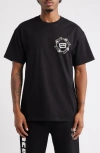Icecream Dairy Cotton Graphic T-shirt In Black