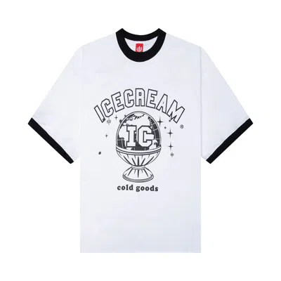 Pre-owned Icecream Delivery Short-sleeve Knit Jersey 'white' | Men's Size Xxl