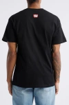 Icecream Dessert Camo Logo Graphic T-shirt In Black