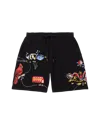Icecream Destination Shorts In Black