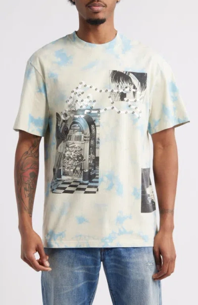 Icecream Dine & Dash Beaded Oversize Graphic T-shirt