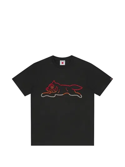 Icecream Crystal Running Dog T-shirt In Multi