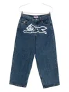 Icecream Dog-motif Jeans