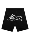 Icecream Dog-print Shorts In Black