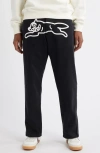 Icecream Black Running Dog Sweatpants In Black Caramel