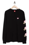 Icecream Dollar Pop Long Sleeve Graphic T-shirt In Black