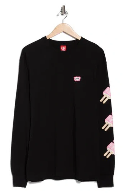 Icecream Dollar Pop Long Sleeve Graphic T-shirt In Black