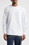 Icecream Dollar Pop Long Sleeve Graphic T-shirt In White