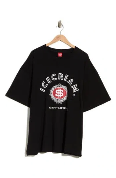 Icecream Dollars Cotton Graphic T-shirt In Multi